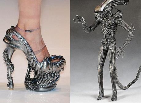 Alien-Inspired High-Heel Shoes