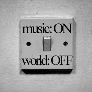 music on