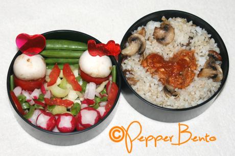 I Love Mackerel Bento Lunch Box Meal 2