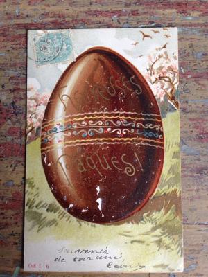 French Easter Postcard