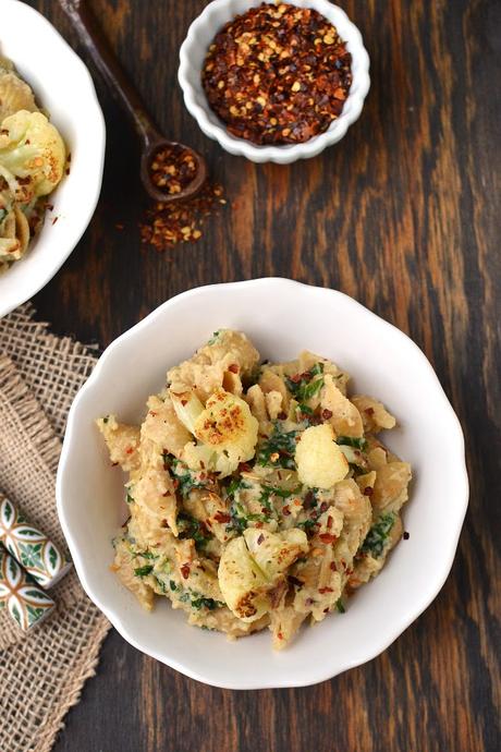 Pasta with Roasted Cauliflower Sauce