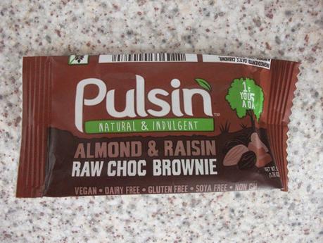 Pulsin Almond & Raisin Raw Choc Brownie
