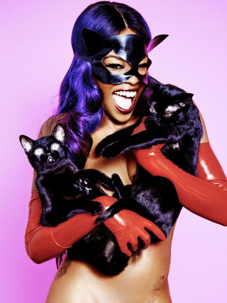 Azealia Banks covers the April issue of Playboy Magazine....