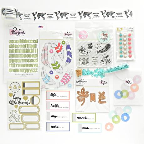 PinkFresh Studio : March Embellishment Kit