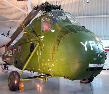 the Smithsonian gave away an immaculate and complete UH - 34 Sikorsky Seahorse, it wasn't shot up and battle scarred enough to represent the authentic US Marines that used such craft