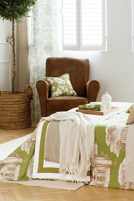 Zara Home Green Bedroom MAIN FAF