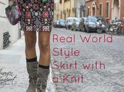 Real World Style Skirt with Knit