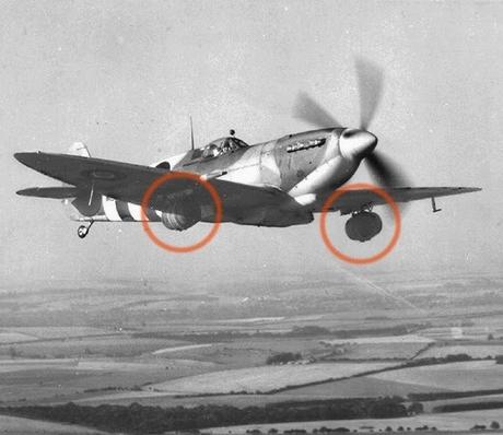 Coolest thing of the day, WW2 beer run, kegs strapped to Spitfire wings, chilled to perfection, then delivered to the troops