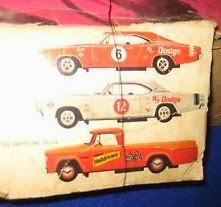 Never heard of it before, but if you come across one, you've got a treasure... the Dodge Scat City Drag Race and Slot Car Road Race toy set from 1968