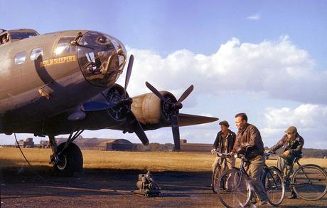 Margaret Bourke White was sent to cover the 8th Bomber Command in WW2, here are a couple of her photos