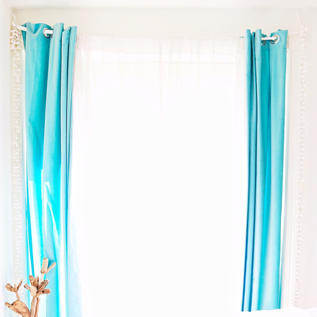 How to make gorgy gorgeous curtain rods.  It’s no laughing matter.  Okay, it is.