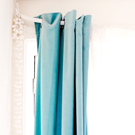 How to make gorgy gorgeous curtain rods.  It’s no laughing matter.  Okay, it is.
