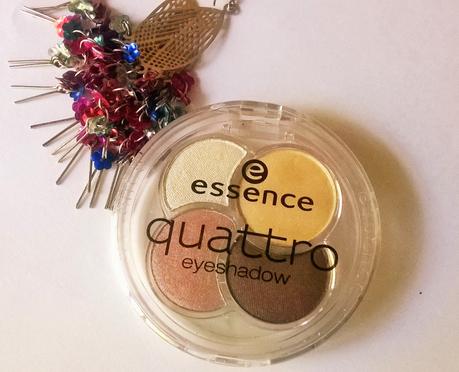 Essence Quattro Eyeshadow Palette in Most Wanted Review, Swatch, Application
