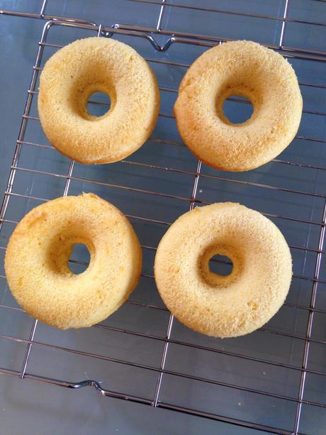 Lemon 'Easter Nest' Baked Donuts