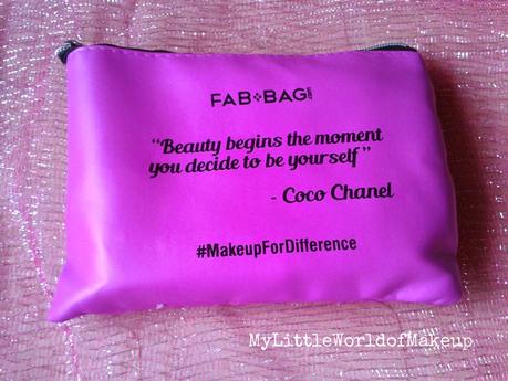 Fab Bag March 2015 Review #MakeupForDifference