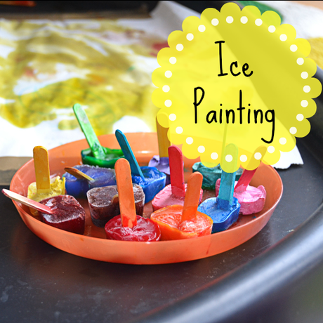 Ice Painting - Tuff Spot Blog Hop