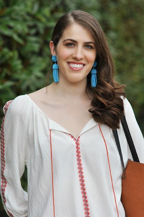 Lisi Lerch turquoise tassel earrings