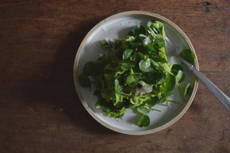 Wild Garlic Pasta with Greens & Peas