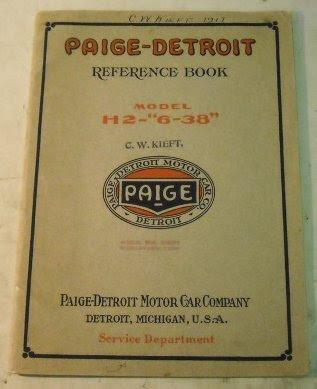 1916 Paige Detroit, The most Beautiful Car in America