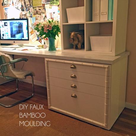 DIY: Faux Bamboo Moulding