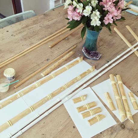 DIY: Faux Bamboo Moulding