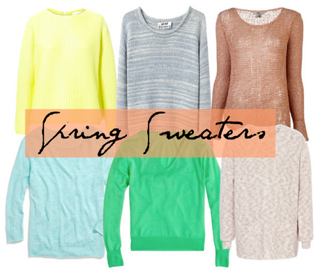 Lust List: Light Spring Sweaters
