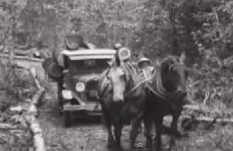 Packard video about getting the wood for the body structure... from where I was born and raised, the Upper Penninsula of Michigan