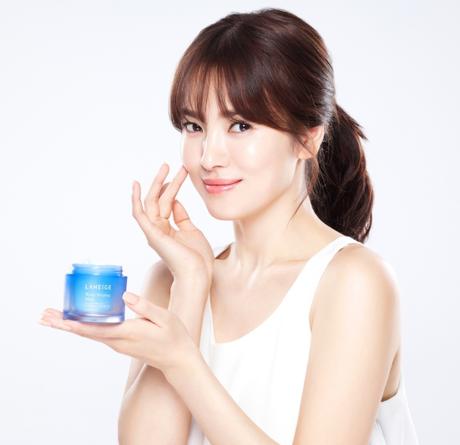 Song Hye Kyo_Laneige Water Sleeping Mask