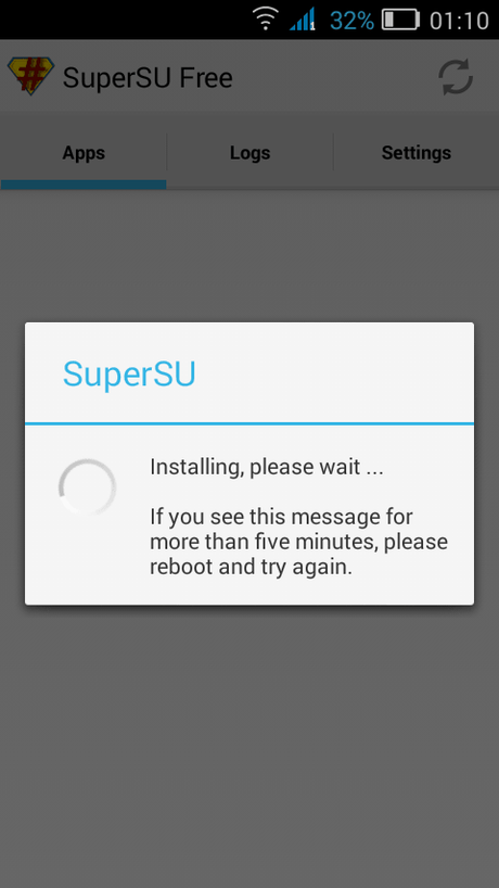 updating binaries in Supersu