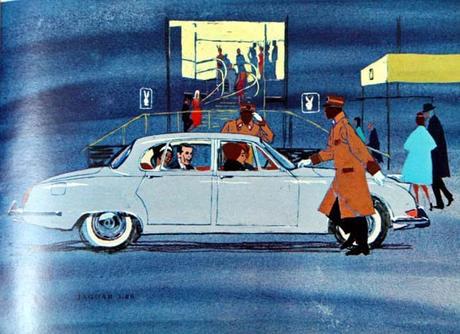 the 1965 illustrations of Ben Denison, in the 1965 Playboy Cars feature the 1965 illustrations of Ben Denison, in the 1965 Playboy Cars feature