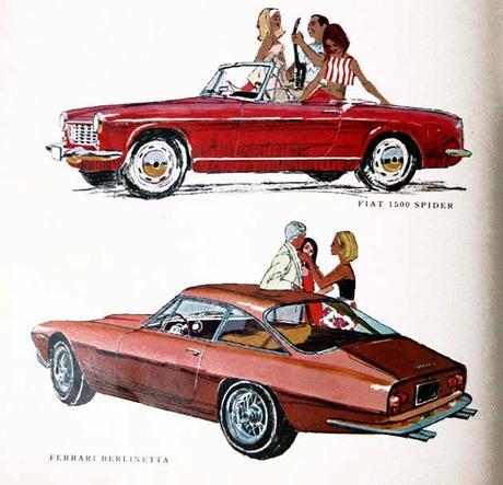 the 1965 illustrations of Ben Denison, in the 1965 Playboy Cars feature the 1965 illustrations of Ben Denison, in the 1965 Playboy Cars feature