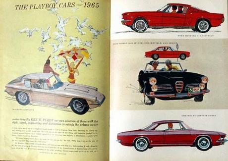 the 1965 illustrations of Ben Denison, in the 1965 Playboy Cars feature the 1965 illustrations of Ben Denison, in the 1965 Playboy Cars feature
