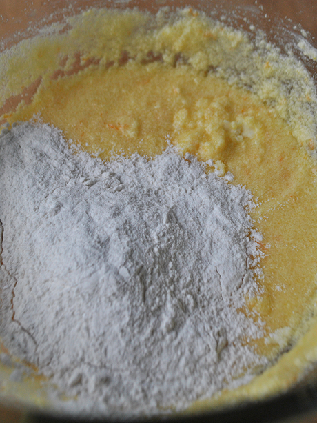 orange crinkle cookie dough ingredients