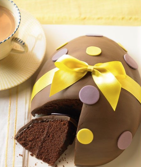 How to Make an Easter Egg Cake with Fondant Icing