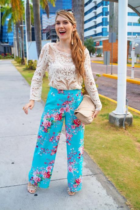 Floral Palazzo Pants from Forever21