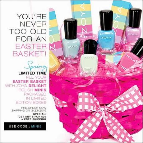 ZOYA NAIL POLISH MINIS FOR YOUR EASTER BASKET!