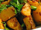 Sukha Chatpata Aloo (Spicy Potatoes Sans Onion Garlic)