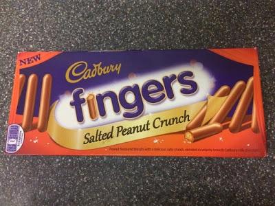 Today's Review: Cadbury Salted Peanut Crunch Fingers
