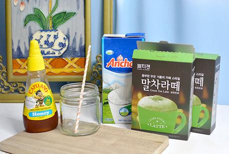 1 Green Tea Latte - Matcha Green Tea - Anchor Milk - Australian Honey - Green Tea Recipe - Genzel Kisses