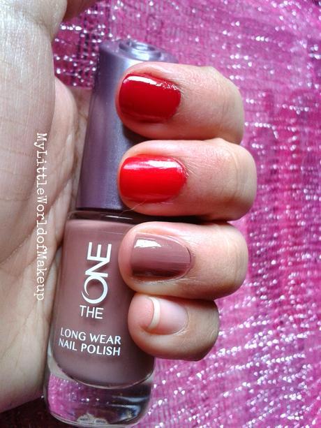 Oriflame The One Long Wear Nail Polish in Capuccino, London Red & Red Sky at Night Review