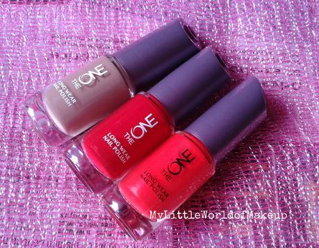 Oriflame The One Long Wear Nail Polish in Capuccino, London Red & Red Sky at Night Review