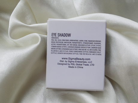 Short Review: Sigma Individual Eyeshadow - Moonbeam