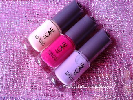 Oriflame The One Long Wear Nail Paint in Ballerina Rose, Fuschia Allure and Lilac Silk Review