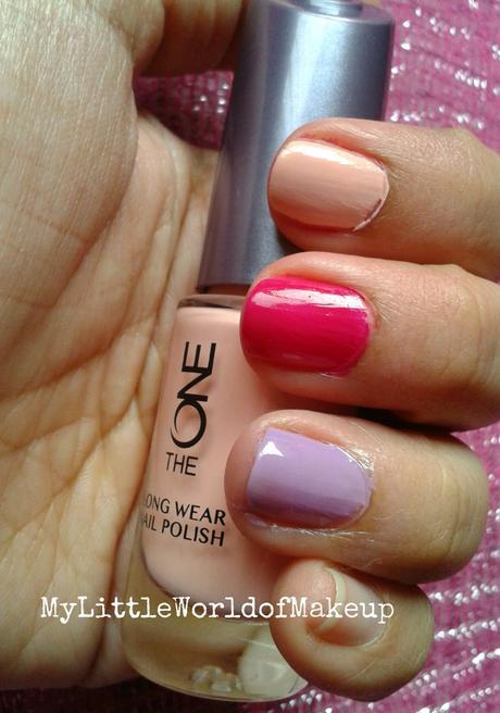 Oriflame The One Long Wear Nail Paint in Ballerina Rose, Fuschia Allure and Lilac Silk Review