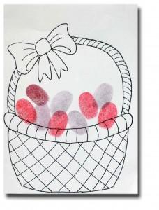 Thumbprint Easter Egg Card