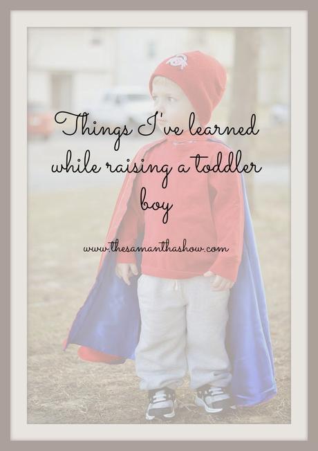 Things I've learned while raising a toddler boy