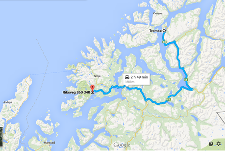 From Tromso to Lofoten via Senja island