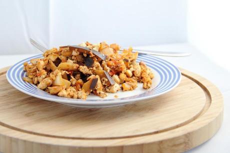 Tofu & Walnut Scramble