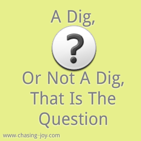 A Dig or Not A Dig, That is the Question