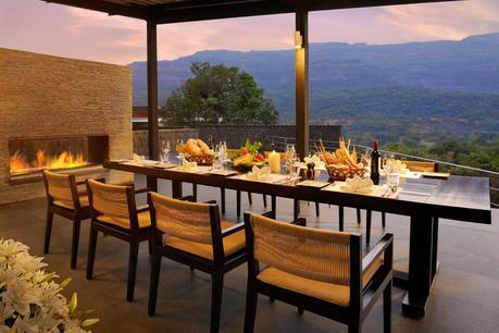 Terrazzo Restaurant at Hilton Shillim Estate Retreat and Spa - Lunch in The Lap of Nature Could Not Get Any Finer or Classier Than This!